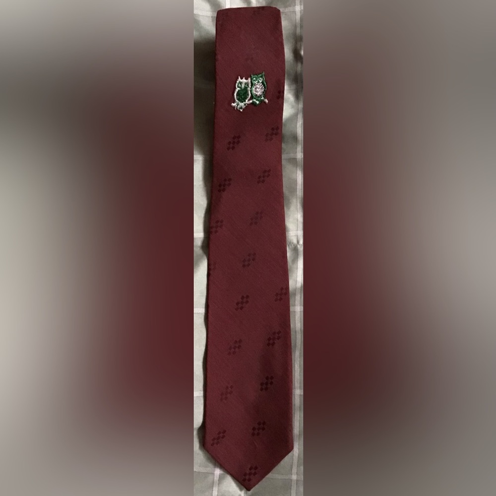 Vintage 60’s Owl Necktie